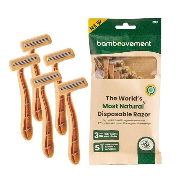 Bamboovement The World' Most Natural Disposable Razor - McGrocer