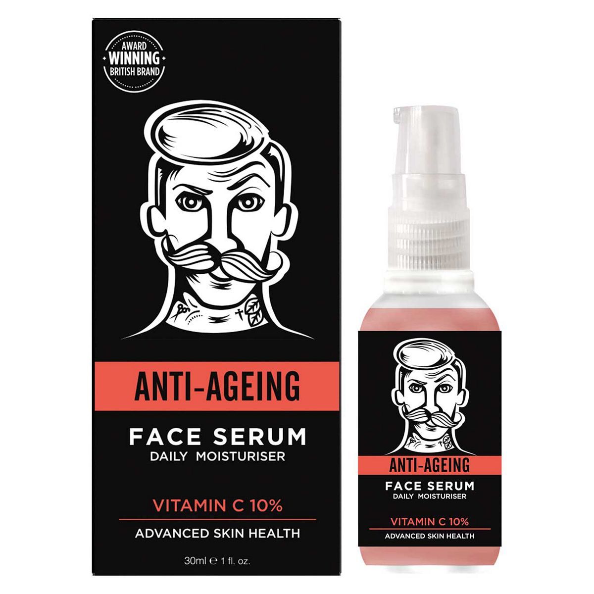 BARBER PRO Anti-Ageing Vitamin C 10% Face Serum 30ml - McGrocer