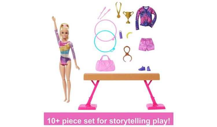Barbie Gymnastics Playset, Doll and Accessories - McGrocer