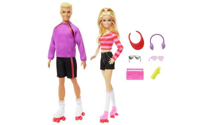 Barbie & Ken roller-skating Fashion Dolls & 6 Accessories - McGrocer