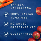 Barilla Napoletana Pasta Sauce 100% Italian Tomatoes   400g - McGrocer
