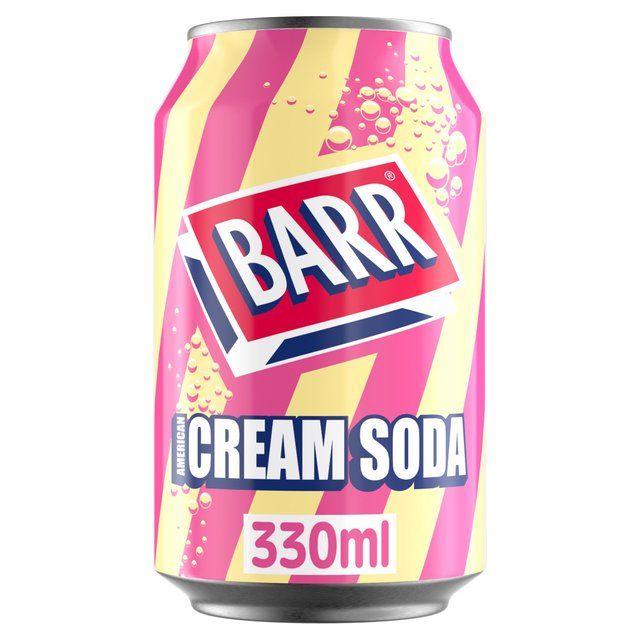 Barr American Cream Soda   24 x 330ml - McGrocer