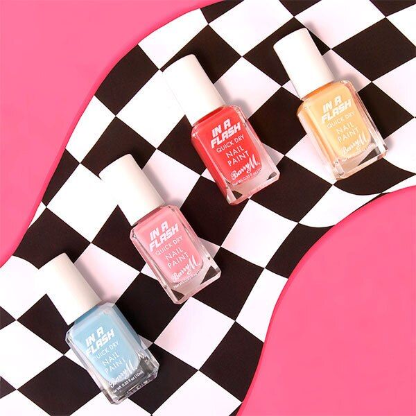 Barry M In A Flash Quick Dry Nail Paint - Speedy Sky Blue - McGrocer