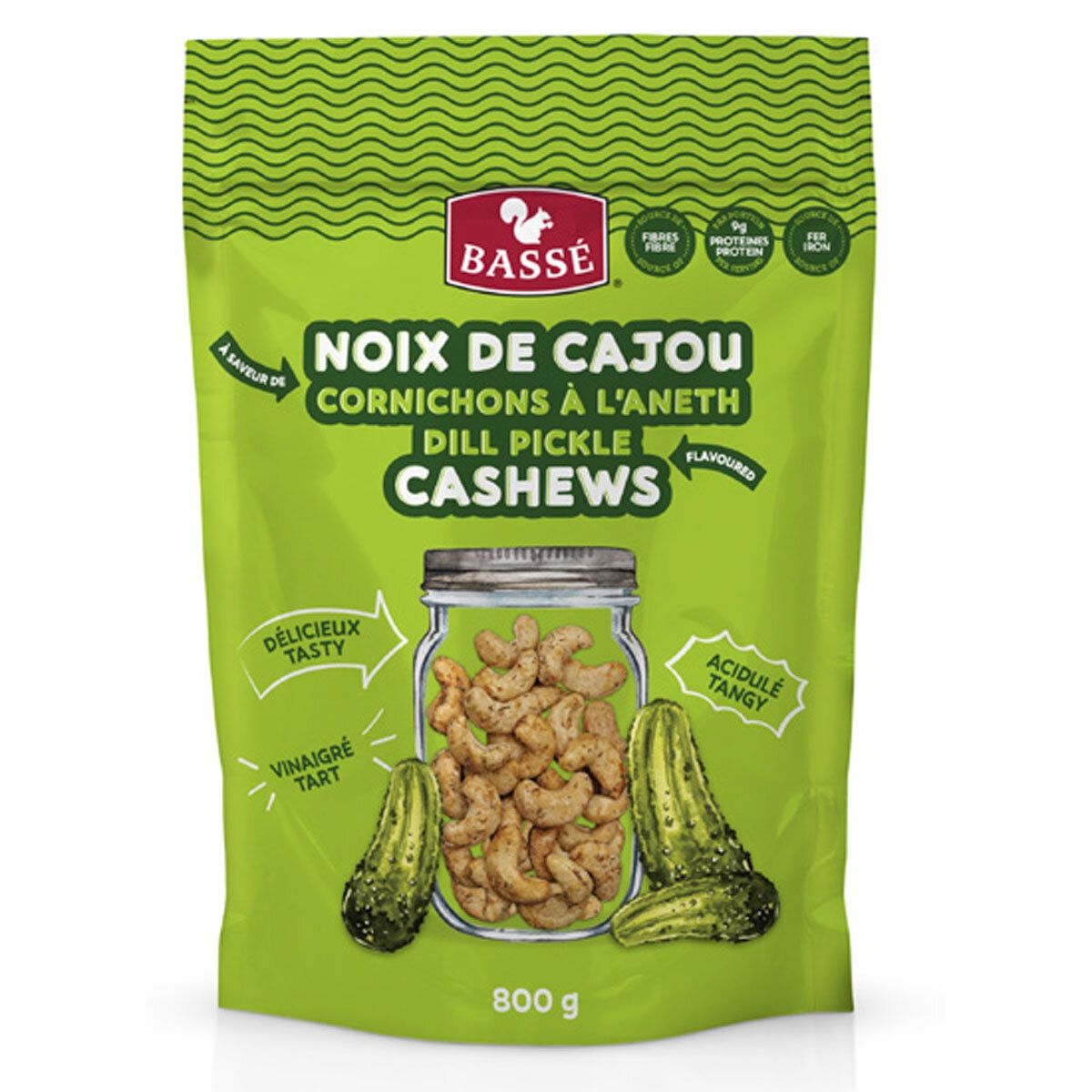 Basse Dill Pickle Cashews, 800g - McGrocer