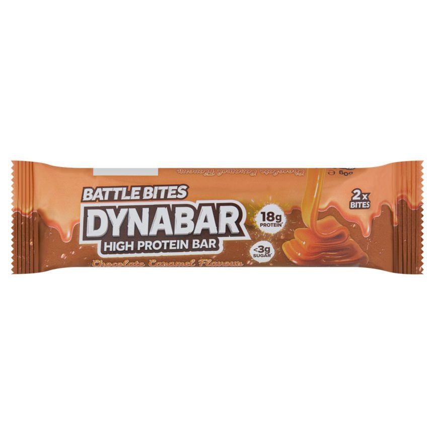 Battle Bites Dynabar Chocolate Caramel Flavour High Protein Bar - McGrocer