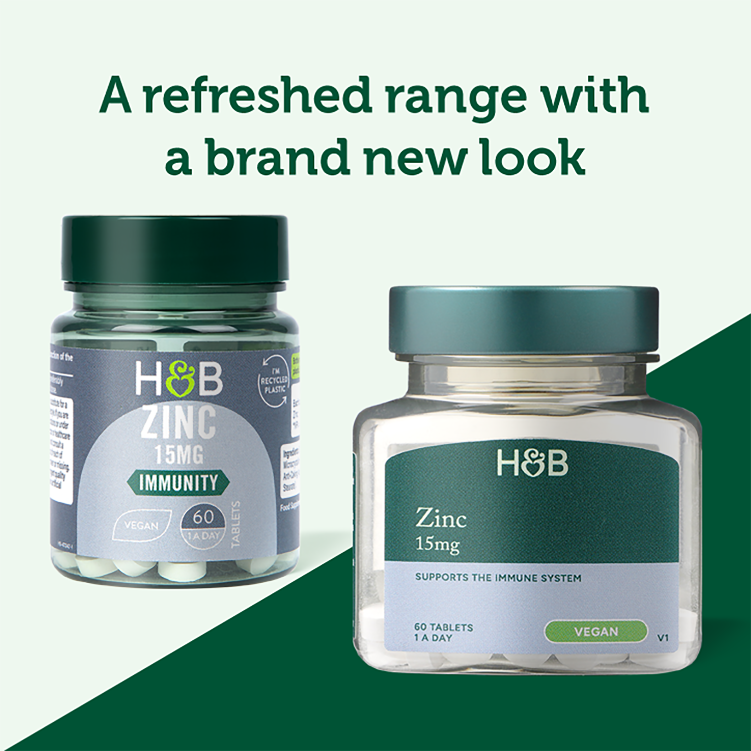 Holland & Barrett Zinc 15mg 60 Tablets - 999100