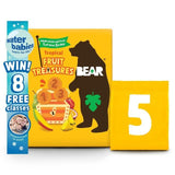 Bear Treasures Kids Snack 3+ Years Tropical Flavour   5 x 20g - McGrocer