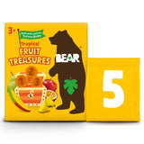 BEAR Tropical Fruit Treasures 3+ Years 5 x 20g - McGrocer