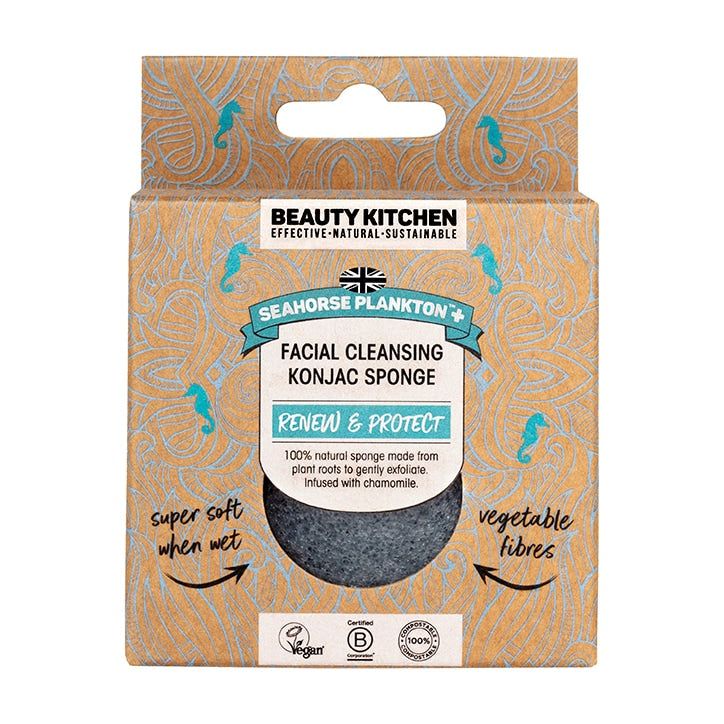 Beauty Kitchen The Sustainables Seahorse Plankton + Cleansing Konjac Sponge - McGrocer