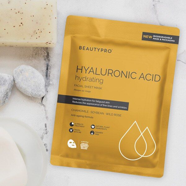 Beautypro Hyaluronic Acid Hydrating Sheet Mask 22ml - McGrocer