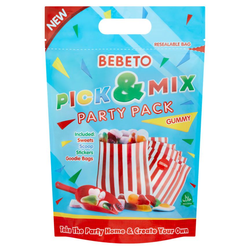 Bebeto Pick & Mix Party Pack Gummy Sweets Bag - McGrocer