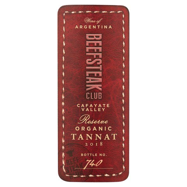 Beefsteak Club Reserve Organic Tannat   75cl - McGrocer