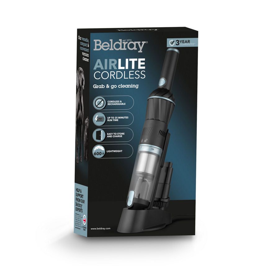 Beldray Airlite Cordless Hand Vac - McGrocer
