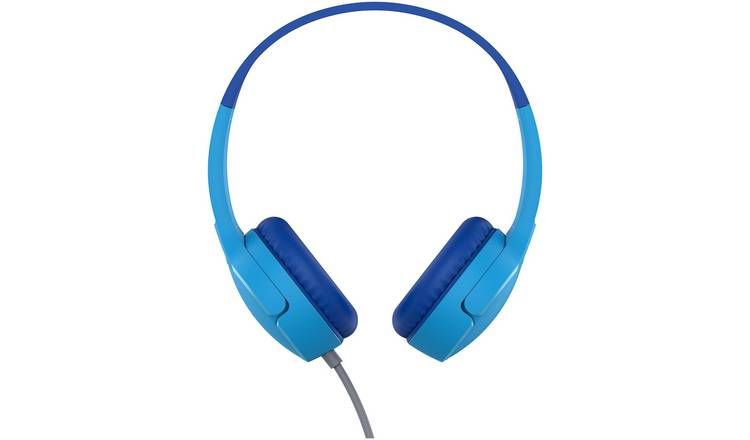 Belkin SoundForm Mini Kids Wired On-Ear Headphones - Blue - McGrocer