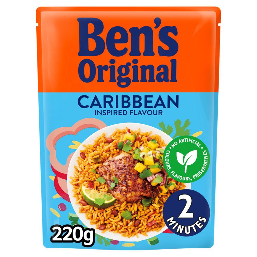 Ben's Original Caribbean Inspired Flavour Microwave Rice - McGrocer