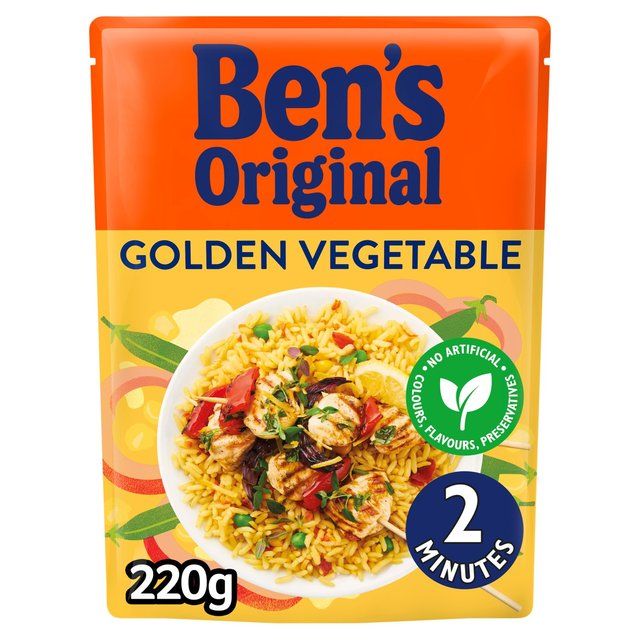 Ben's Original Golden Vegetable Microwave Rice   220g - McGrocer