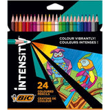 BIC Intensity Colouring Pencils Wallet of 24 - McGrocer