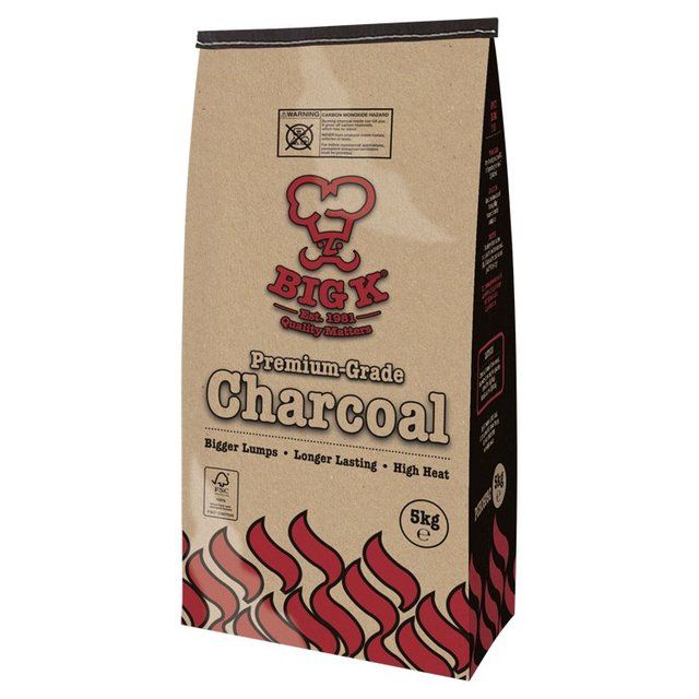 Big K Premium 5KG Charcoal FSC - Restaurant Quality   5kg - McGrocer