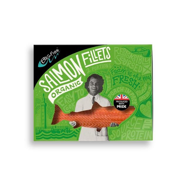 BigFish Organic Salmon Fillets Frozen   250g - McGrocer
