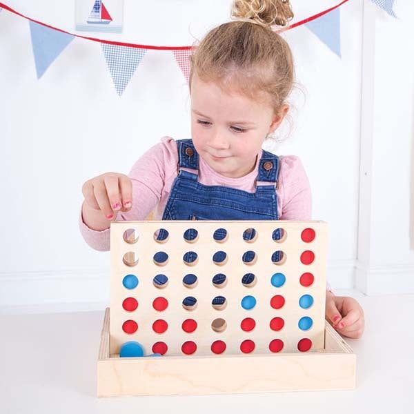 Bigjigs Toys Four in a Row Game - McGrocer