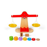 Bigjigs Toys Wooden Balancing Scales Game - McGrocer