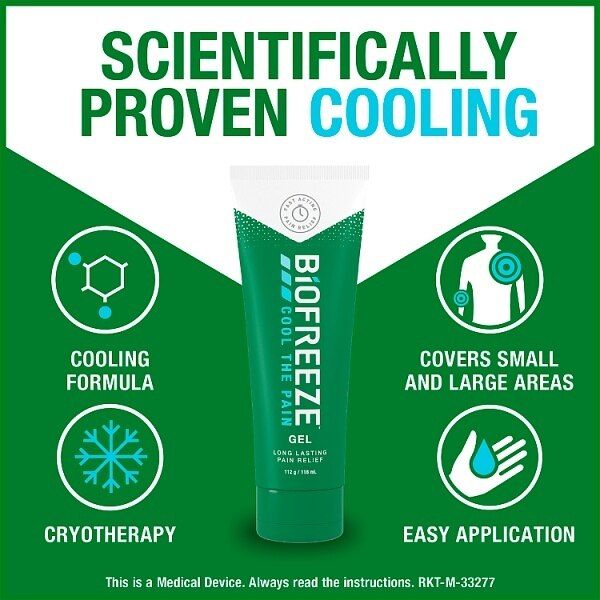 Biofreeze Gel Muscle & Joint Cooling Pain Relief 118ml - McGrocer