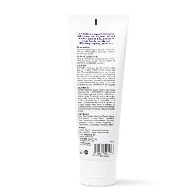 BioMiracle Stay Safe Hand Cleansing Gel   75ml - McGrocer
