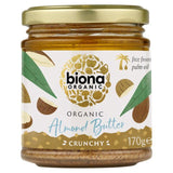 Biona Organic Almond Butter - Crunchy   170g - McGrocer
