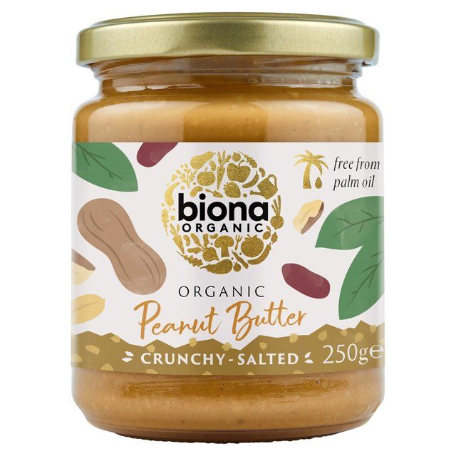 Biona Organic Peanut Butter Crunchy (free from Palm Fat)   250g - McGrocer