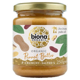 Biona Organic Peanut Butter Crunchy (free from Palm Fat)   250g - McGrocer