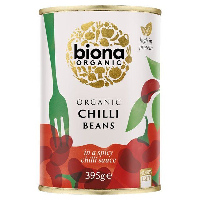 Biona Organic Red Kidney Beans in Chilli Sauce   400g - McGrocer