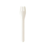 BioPak White Paper Forks   10 per pack - McGrocer