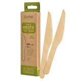 BioPak Wooden Knives   10 per pack - McGrocer