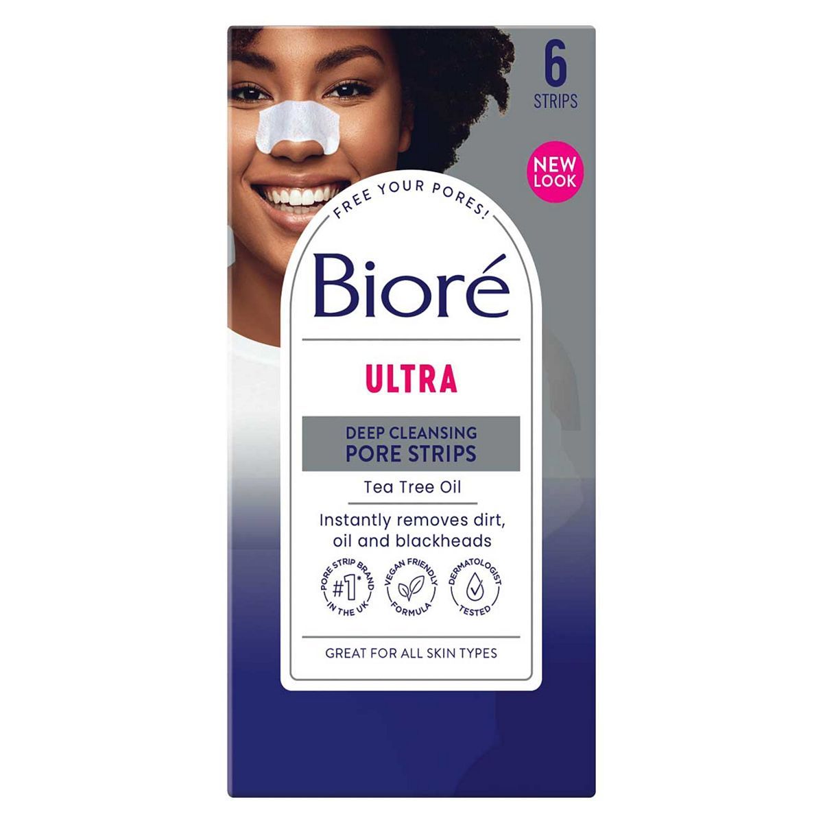 Bioré Ultra Deep Cleansing Pore Strips 6 Nose Strips - McGrocer