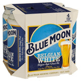 Blue Moon Belgian White American Craft Wheat Beer   4 x 330ml - McGrocer