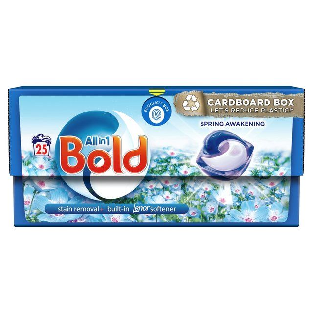 Bold 3in1 Pods Washing Capsules Spring Awakening 25 Washes   25 per pack - McGrocer