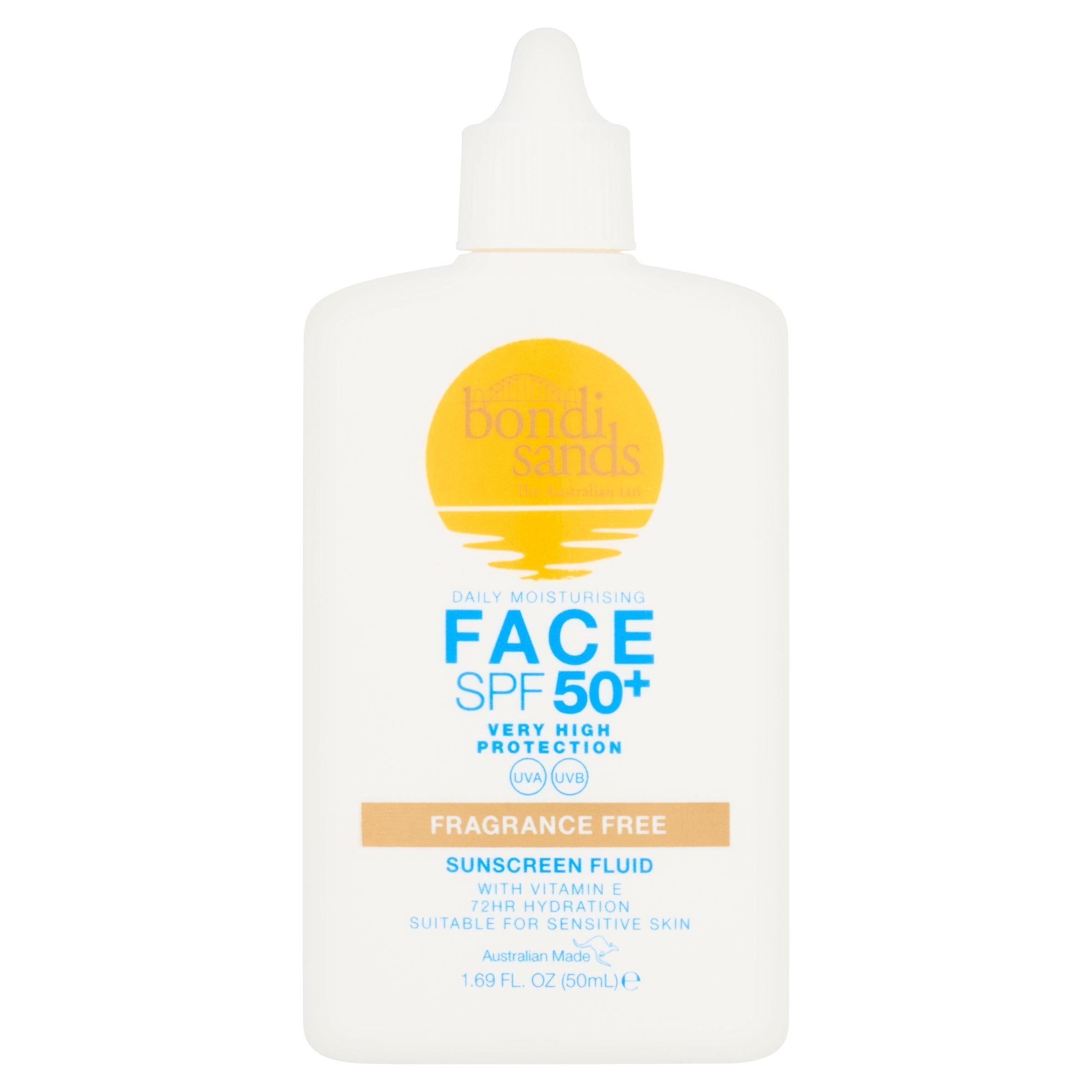 Bondi Sands Daily Moisturising Face SPF 50+ Sunscreen Fluid 50ml - McGrocer