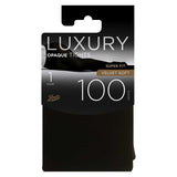 Boots 100 Denier Opaque Luxury Velvet Soft Tights Black Medium - McGrocer