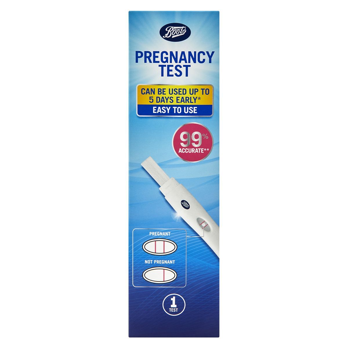 Boots 5 Day Early Pregnancy Test - 1 test - McGrocer