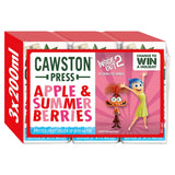 Cawston Apple &amp;amp; Summer Berries Fruit Water 3x200ml