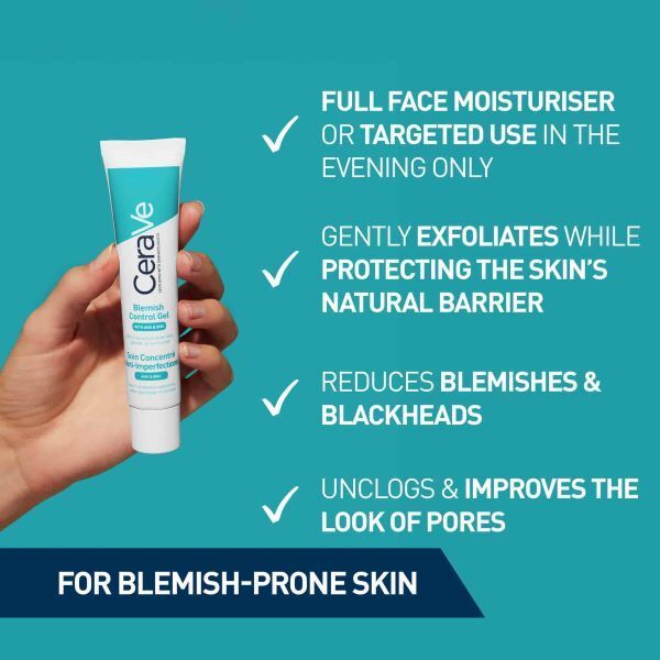 CeraVe Blemish Control Gel Salicylic Acid &amp;amp; Niacinamide 40ml