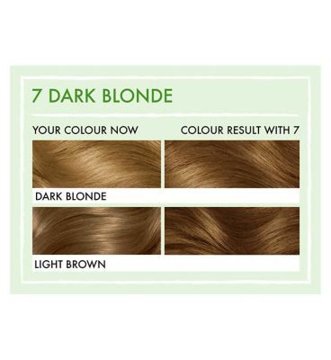 Clairol Natural Instincts Vegan No Ammonia No Parabens Semi-Permanent Hair Dye 7 Dark Blonde 175ml
