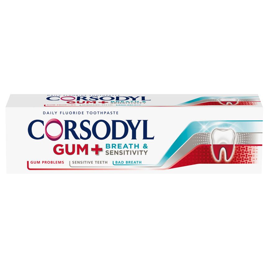 Corsodyl Gum+ Breath &amp;amp; Sensitivity Toothpaste