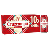 Cruzcampo Lager Beer Cans   10 x 440ml