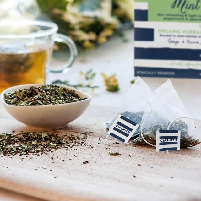Cupsmith Organic Garden Mint Tea   15 per pack