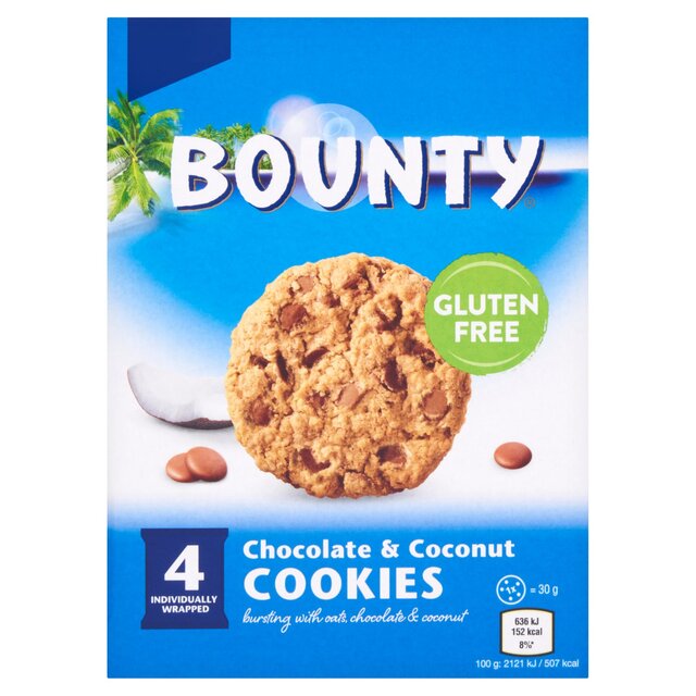 Bounty Gluten Free Chocolate & Coconut Cookies   120g - McGrocer