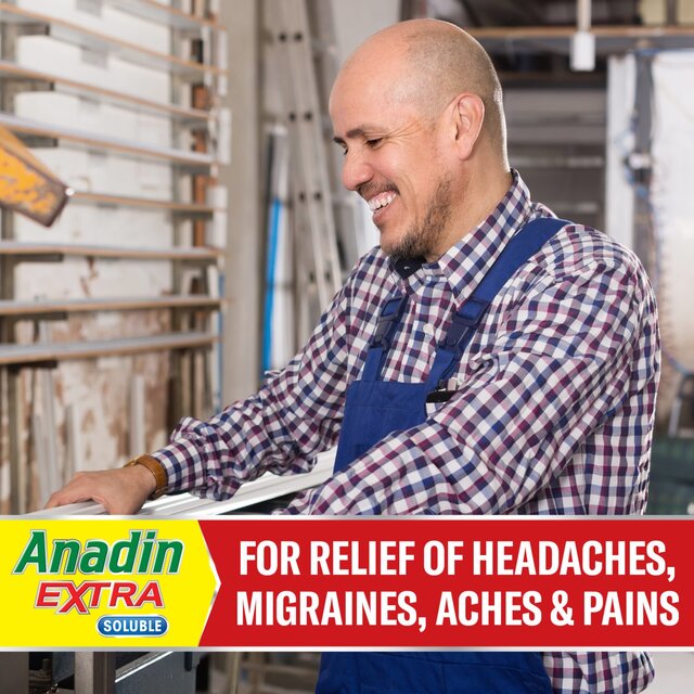 Anadin Extra Aspirin & Paracetamol Pain Relief  Soluble Tablets   12 per pack - McGrocer