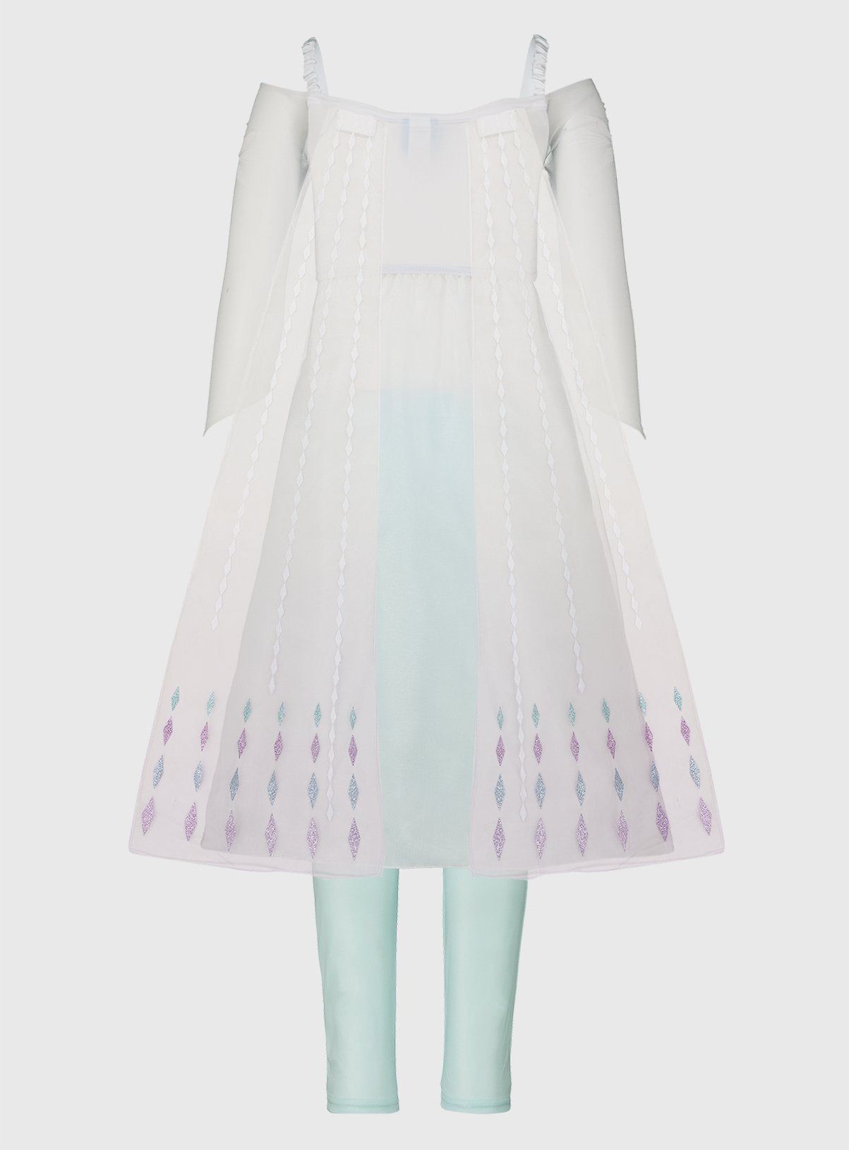 Disney Frozen 2 Elsa Ombr&amp;eacute; Dress &amp;amp; Leggings 7-8 years