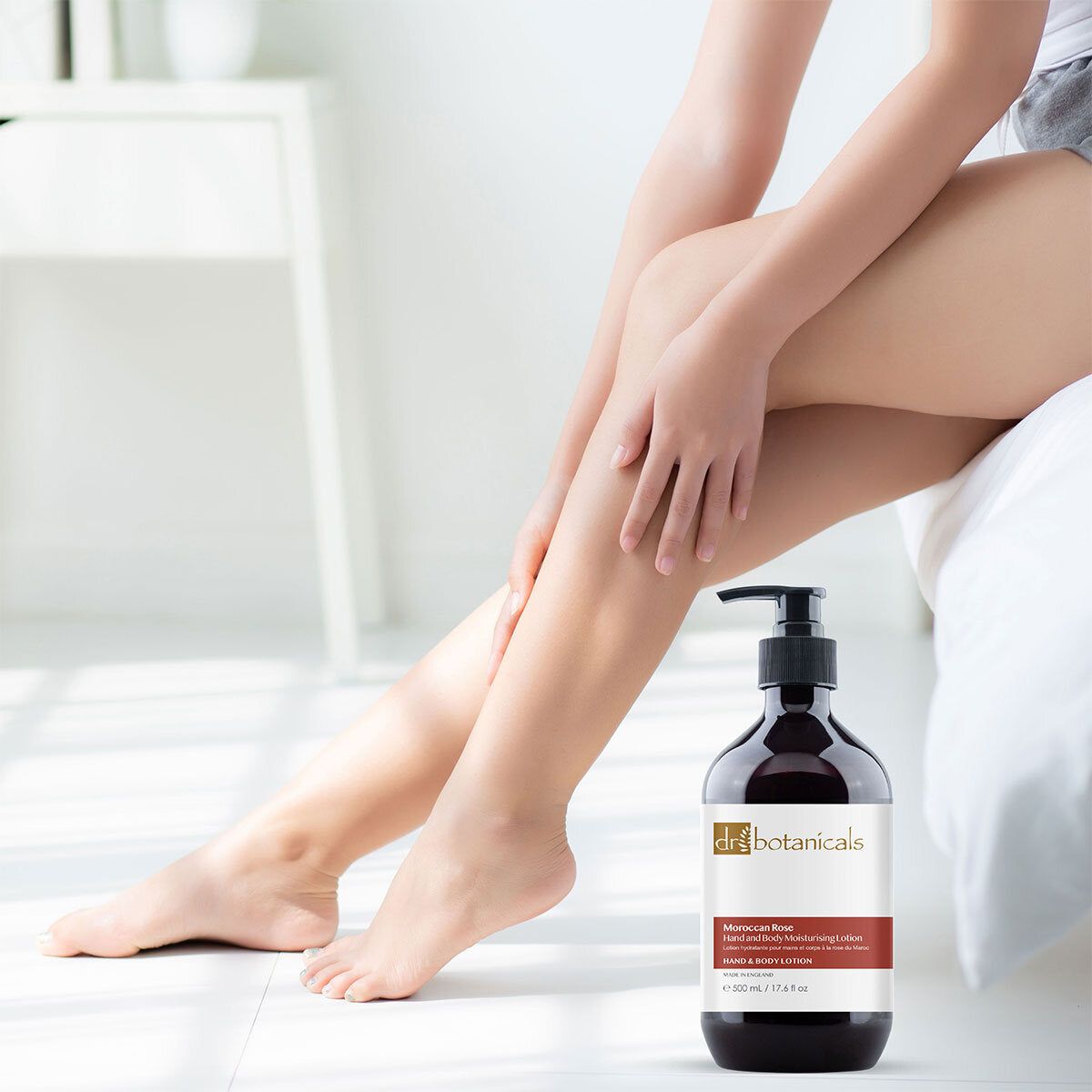 Dr Botanicals Moroccan Rose Hand, Face &amp;amp; Body Duo Set, 2 x 500ml