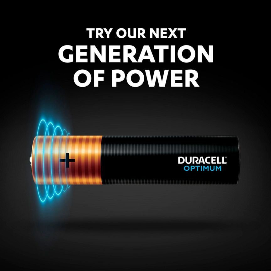 Duracell Optimum Alkaline AAA Batteries, pack of 4